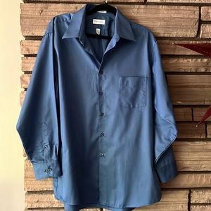 Vanheusen dress shirt lux sateen